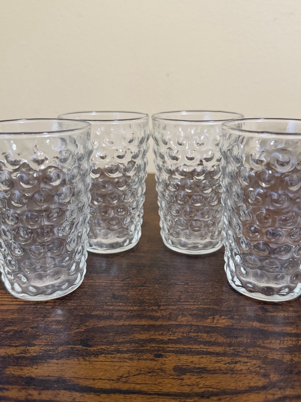 Hobnail Juice Glasses - set of 4
